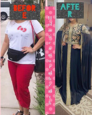 CONGRATULATIONS: Mariam you did it 🎉  My client AFTER losing weight and making healthier eating choices ,following my advice at Holistic natural health 👏👏👏👏 ..One  of the many healthy eating habits changes that helped and keeps helping in educating clients about healthy living @holistic_natural_health in Dearborn 313 6814979 by appointment only . Real people real Weight  change story Due to healthy eating , NO DIET pills used , NO herbal supplements used to promote weight loss .... CONGRATULATIONS 🎊🎉 I am glad I was able to help .... HEALTHY OUTSIDE STARTS FROM THE INSIDE ... Before and After pic 🙏 #holistic_natural_health_by_sereen