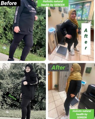 congratulations NOUR My client AFTER losing weight and making healthier eating choices following my advice at Holistic natural health 👏👏👏👏 ..One  of the many healthy eating habits changes that helped and keeps helping in educating clients about healthy living @holistic_natural_health in Dearborn 313 6814979 by appointment only . Real people real Weight  change story Due to healthy eating , NO DIET pills used , NO herbal supplements used to promote weight loss .... CONGRATULATIONS 🎊🎉 I am glad I was able to help .... HEALTHY OUTSIDE STARTS FROM THE INSIDE ... Before and After pic 🙏 #holistic_natural_health_by_sereen